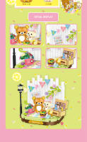 Bloques De Construcción Micro Rilakkuma Oso Creativo Para Tienda De Café Juguete De Arquitectura DIY Para Niñas Y Niños Regalo Ideal Para Edad 6-12 Años - details 5