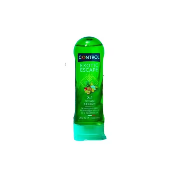 Control Gel de Masaje 2 en 1 Exotic Escape 200ml - 1
