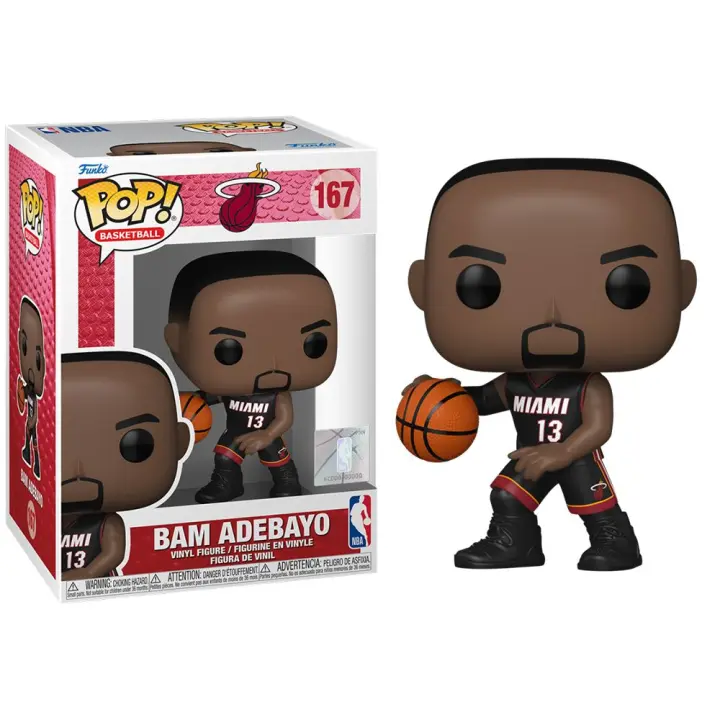 FUNKO POP! NBA: MIAMI HEAT - BAM ADEBAYO, LICENCIA OFICIAL - 72249, Nº167 - 1