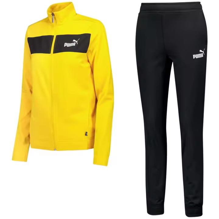 Chandal Poly marca Puma modelo 589371-55 para junior en color amarillo - 1