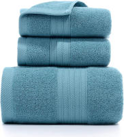 Juego de 3 toallas de Mano para baño, toallas absorbentes suaves de Algodón para baño, toallas de Spa, toalla de 34*74cm, Toalla de baño 70*140cm - details 4