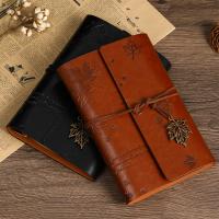 Cubierta De Cuero Vintage Para Cuaderno A6 Sin Hojas Planificador De Presupuesto Tacto De Piel De Bebé Regalo Exquisito - details 3
