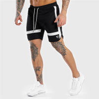Shorts De Entrenamiento Para Hombre GITF Shorts De Correr Fitness Gym Basketbal Negro Pantalones De Sudor Con Estampado De Deporte - details 15