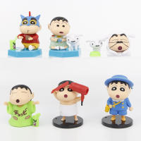 Set De 6 Figuras De Acción Anime Crayon Shin-chan Edición Cute Juguetes Para Coleccionistas Unisex PVC Tamaño 6.5cm - details 4