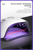 Secador De Uñas LED UV De Alta Potencia 66Lamp Beads Fuente De Luz Dual Para Todos Los Polvos De Uñas De Gel Para Salon De Belleza - details 5