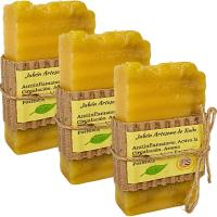 3 Jabones Artesanos Naturales de Ruda. PumarShop Cinnia Natura. Limpiador Facial e Hidratante. Indicado para Acné, Psoriasis. Calama la Irritación. Hechos a Mano. Apto Veganos - details 5