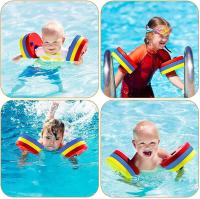 Bandas de Natacion para niños, paquete de 6 discos flotantes de EVA, Bandas de Natacion coloridas para niños de 3 a 14 años que están opening in Nadar, anillos de peso recomendaciones de 15 to 30 kg - details 2