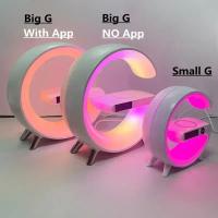 Lámpara De Escritorio Inteligente LED Con Altavoz Bluetooth Y Cargador Inalámbrico Rápido 15W Luz Nocturna RGB Para Dormitorio Y Sala De Juegos - details 0