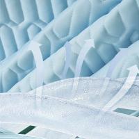 Juego De Sábanas Con Fundas Para Almohadas Cooling Ice Silk Y Látex Tejido Quilted Transpirable Para Verano Resistente Al Calor Materiales Sólidos De Poliéster 200TC - details 1