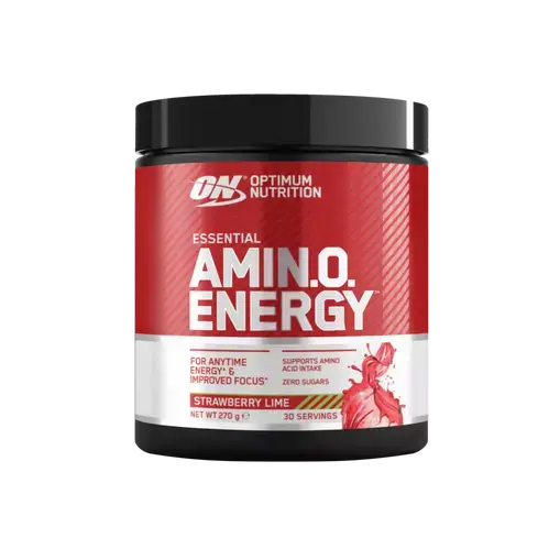 Optimum Nutrition Essential AMINO Energy, Sabor Fresa & Lima , 270 Gramos - 1