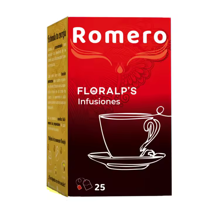 FLORALP'S - Romero Infusión – 25 Sobres | Estimulante Natural y Digestiva - 1