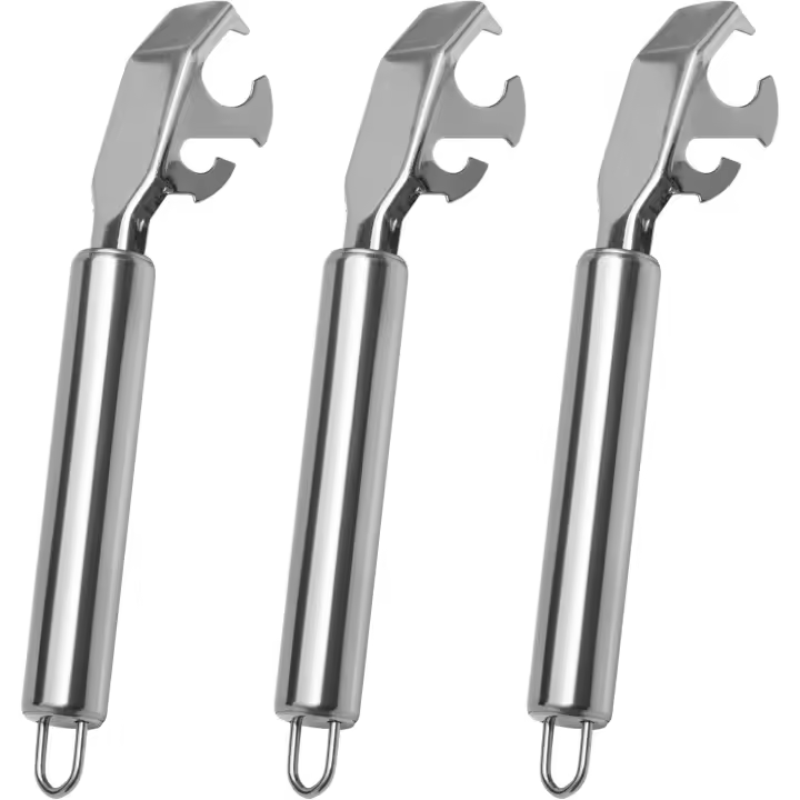 Pinza antiescaldaduras - Pinza de sujeción para platos de acero inoxidable - Aparato de cocina antiescaldaduras, 3 piezas - 1