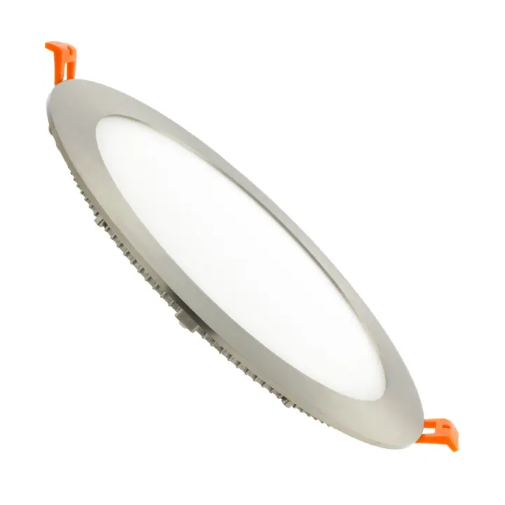 Ledkia Placa LED 15W Circular SuperSlim Corte Ø 170 mm Silver 4000K Blanco Neutro - 1