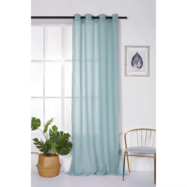 Cortinas de lino y poliéster decoradas con gotas de agua.150x260cm, decoración del hogar, oficina. - 1
