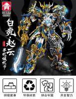 Juguetes De Bloques De Construcción Mecánica WUKONG Juego De Monarca Simio Series De Robot Warrior ZHAOYUN Modelo Heroico Para Niños Regalo Para Chicos - details 15