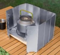 Escudo De Viento Para Estufa De Aluminio Fundido Con Bolsa De Cuerda Para Camping Protección Contra Viento Para Quemador - details 4