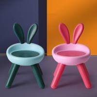 Silla de Actividades de plástico para niños Pequeños con orejas de cono, soporte de respaldo y Banco Redondo duradero, de Juguetes Sala, dormitorio, Escuela, taburete adecuado para niños y - details 6