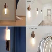 Lámpara De Pared LED Recargable Con Sensor De Movimiento Inteligente Luz Nocturna Magnética Portátil Para Pasillo Y Escaleras - details 1