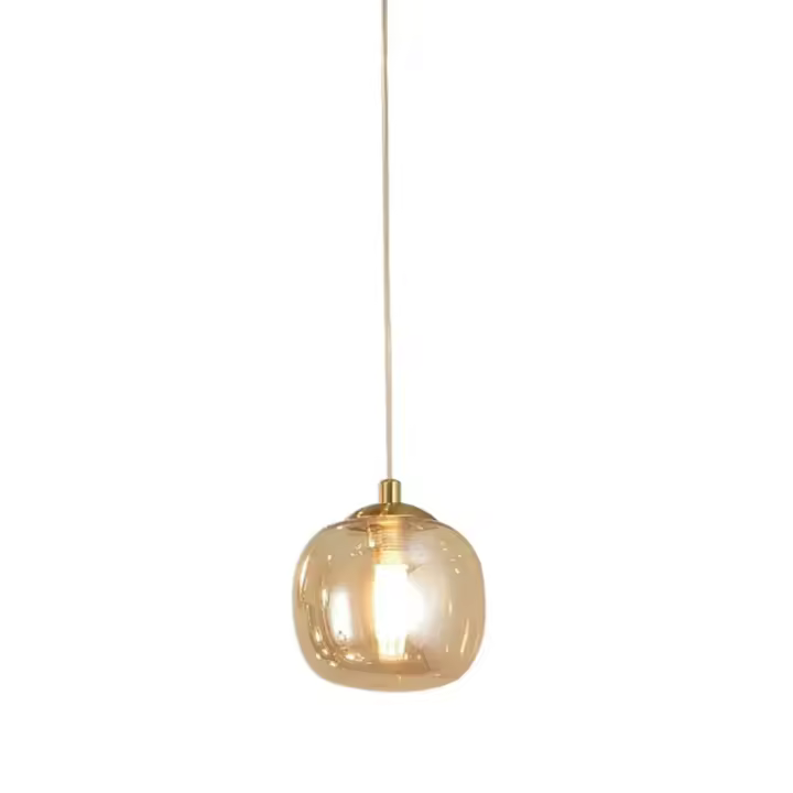 Lúzete - Lámpara De Techo 1 Luz Tulipa ámbar Nicoletta No - 1