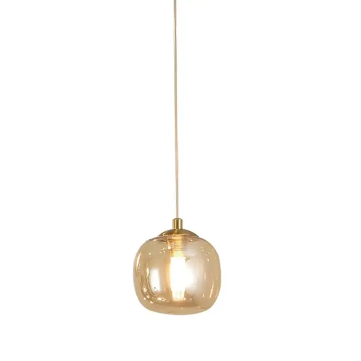 Lúzete - Lámpara De Techo 1 Luz Tulipa ámbar Nicoletta No - 1