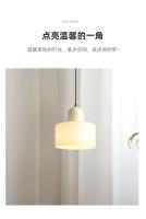 Colgante De Vidrio Moderno Nórdico Para Dormitorio Y Barra De Restaurante Luz Pendente Simples Atmosfera E27 Soporte De Montaje - details 15