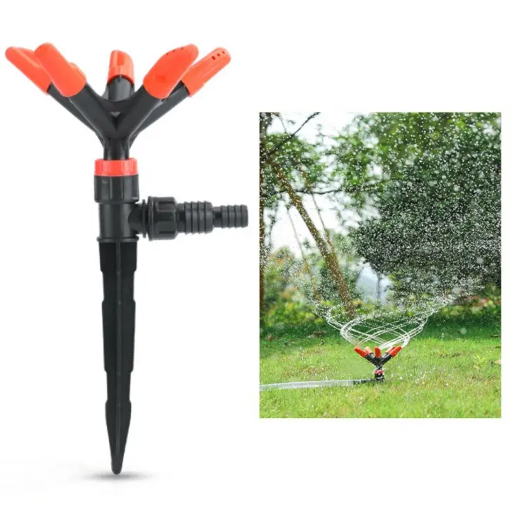 BIT Aspersor de jardín, aspersores de césped giratorios automáticos de 360 °, aspersor de agua para sistema de riego de jardín - 1