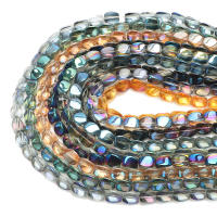 20 Pcs Hileras De Cuentas De Vidrio Cristal Forma Torcida Irregular Para Creación De Joyas DIY Accesorios De Encanto Para Manualidades - details 0
