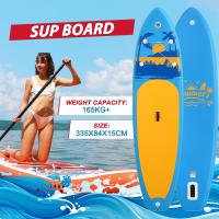 FunWater Tabla de Surf Hinchable de pie para Surf Ultrarresistente, Ligera y Estable, Tabla de Surf Sup, Accesorio de Remo Ajustable, Bomba, Mochila de Viaje, Correa de Seguridad, Remo Inflable para jóvenes y Adultos - details 1