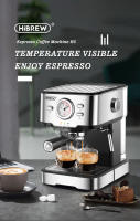Cafetera HiBREW H5 de 1050W, Máquina de Café Espresso y Cappuccino Semi-Automática de 20 Bares, Capacidad de 1.5L, Pantalla de Temperatura - details 0