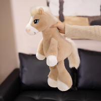 Muñeco De Peluche Caballo Grande Ojos Lindos 22cm Juguete De Algodón Suave De Alta Calidad Regalo Clásico Para Niños Y Niñas De Edad Infantil - details 5