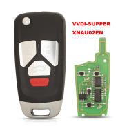 Llave Inalámbrica XHORSE Jingyuqin VVDI-SUPPER XNAU02EN Para Audi Con 4 Botones Versión Inglesa ABS+METAL - details 0