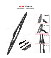 Limpiaparabrisas Trasero 14" Para Ford Focus 2 Hatchback MK2 2004-2011 Limpieza De Ventanas Traseras Y Ventiladores - details 1