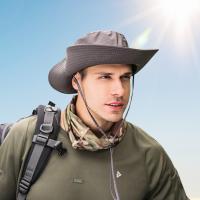 Gorro De Pesca Unisex Para Exteriores Protección Solar Con Cordón Y Cola De Mosca Militar Sombrero De Verano Con Protección UV - details 0