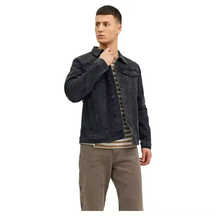 Jack & Jones Chaqueta Vaquera Mf 823 Negro - 1