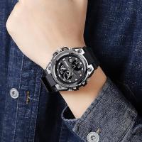 Reloj analógico digital, reloj resistente a golpes para hombre, reloj digital con alarma multifunción, reloj deportivo LED con manecillas luminosas. - details 3