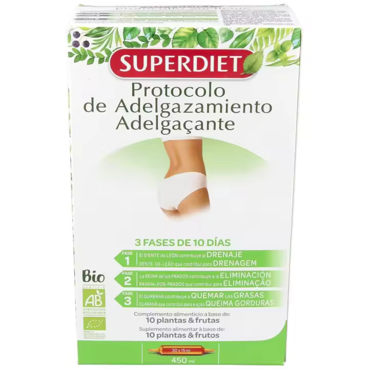 Super Diet Protocole Minceur 30 Ampoules De 15Ml - 1