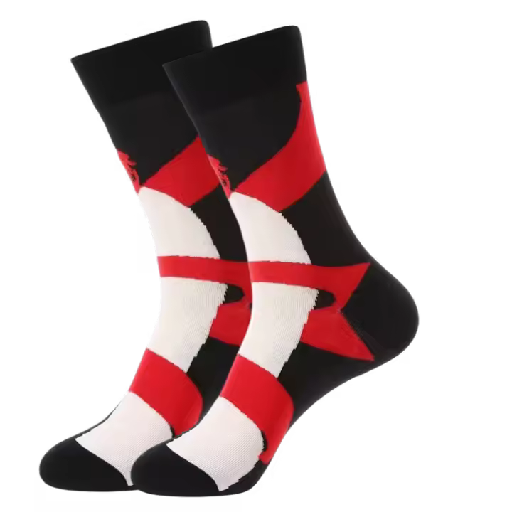 Calcetines caña media unisex de diseños llamativos y creativos para todo tipo de estilos desde outfits hasta looks urbanos calcetines de algodon suaves y transpirables hombre mujer - 1