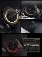 Reloj Deportivo De Moda SKMEI Para Hombres Multifuncional Resistente Al Agua 5Bar Reloj Digital Con Alarma Cronógrafo Pantalla LED - details 11