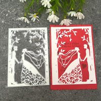 Molde De Corte De Ángel Para Novia Pareja En Metal Para Scrapbooking Decoración Y Artesanía De Papel Patrón De Figura Humana - details 19