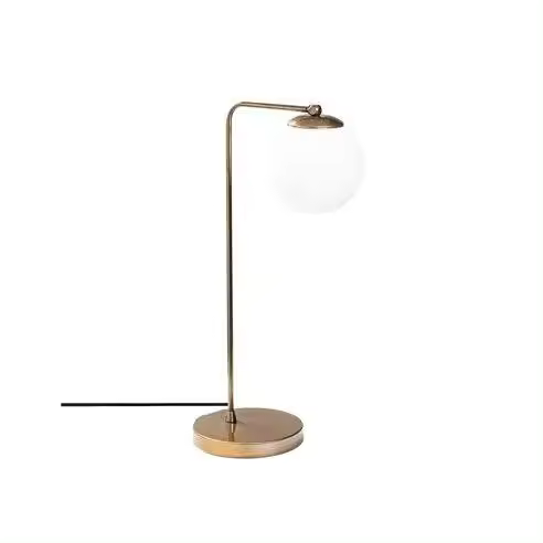 CRISTAL RECORD Lámpara de Mesa Dorada con una Luz Model 12 - Marca Líder en Iluminación - 1