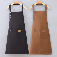 Nueva Moda Del Delantal De Cocina Para Mujer Y Hombre Chef Trabajo Delantal Para Barbacoa Restaurante Bar Tienda Salones De Belleza Estudios Uniforme - details 2