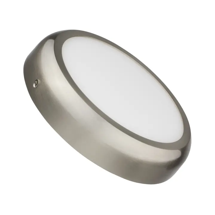 Ledkia Plafón LED 18W Circular Metal Ø225 mm Design Silver - 1