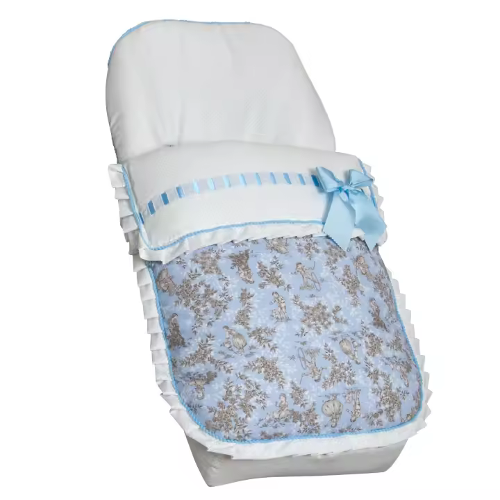 Babyline Saco para Silla Bugaboo Paseos de Toile Azul Sin Polar Desmontable - 1