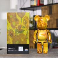 Bearbrick 400% Oso Violento De Bloques De Construcción Muñeca Articulada Decoración De Anillo Juguete Para Regalos - details 2