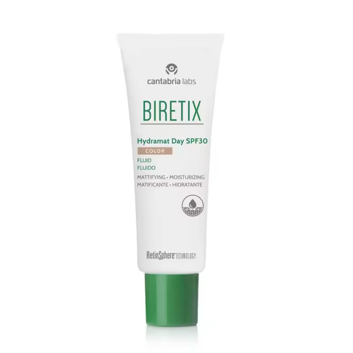 Biretix hydramat day spf30 fluido con color 50 ml - 1
