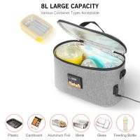Horno Portátil Para Coche Calentador De Alimentos Mini Con Pantalla Digital 8L Caja De Almuerzo Eléctrica Para Viajes Camping Picnic - details 0