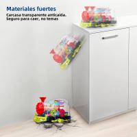 Juguete De Tren Eléctrico Para Niños Transparente Con Luz Y Música Juguete Educativo Temprano Tren Luminoso Para Niños - details 6