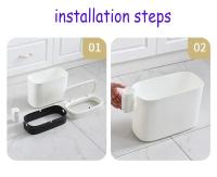 Bandeja De Basura Grande De 10/12L Para Cocina Y Baño Recipiente De Residuos De Capacidad Grande Impermeable Accesorios De Cocina - details 18