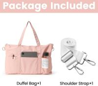 Bolsa de Viaje Mujer Bolsa de Viaje, Impermeable Bolsa de Gimnasio Grande Bolsa, Weekend Bolsa pernocte - details 1