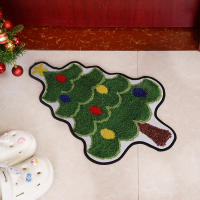 Alfombra De Árbol De Navidad Antideslizante Para Entrada Dormitorio Baño Toilette Decoración De Casa Regalo De Año Nuevo 2025 - details 1